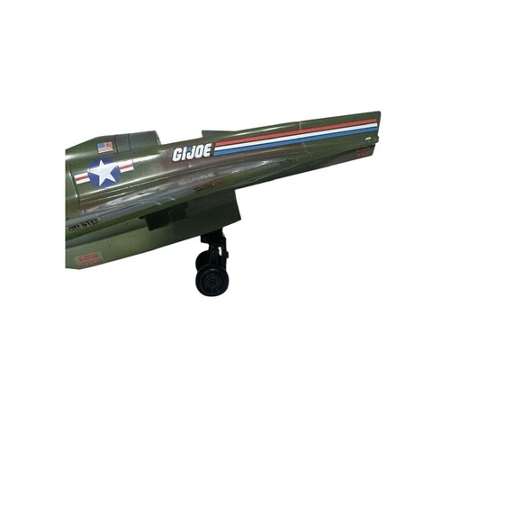 GI Joe Conquest X-30 1998 TRU Exclusive Green Camo Jet Fighter INCOMPLETE - Picture 3 of 16